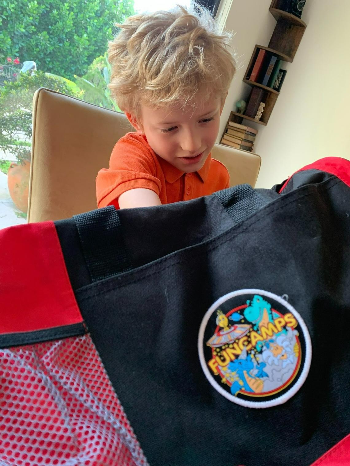 Andrew Popovitch, 7, learned about dinosaurs, magic, science and space at FUNCAMPS last summer. He is going to sailing camps this year in Coconut Grove.