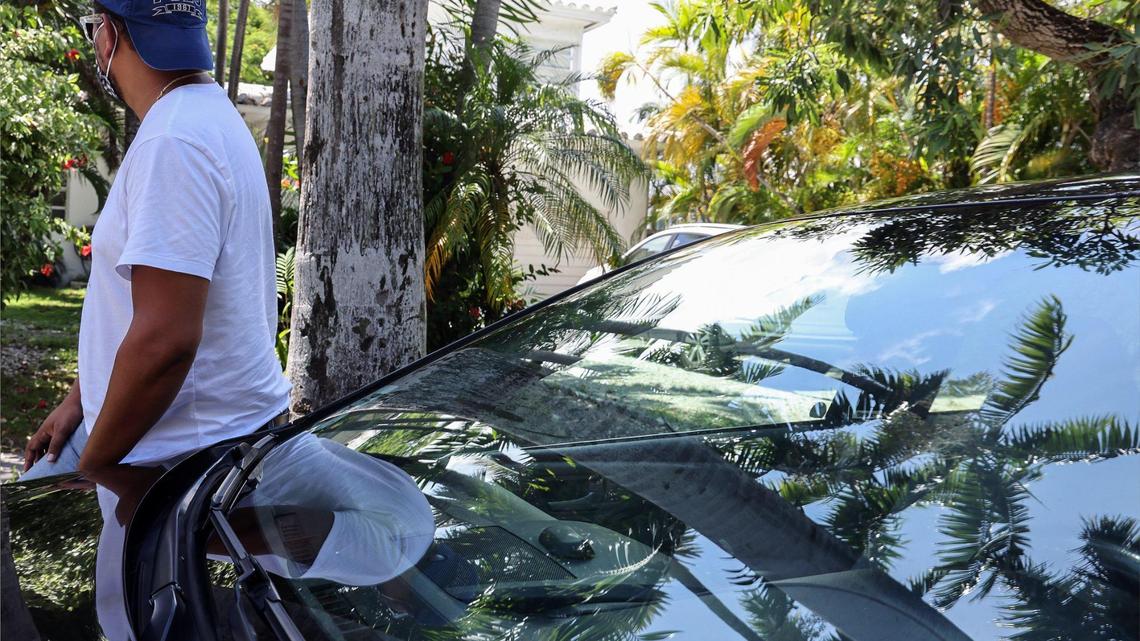 A ridehail driver named Roben, who asked not to be identified, said he drives full-time and fears that the advent of self-driving robotaxis could put him out of a job.