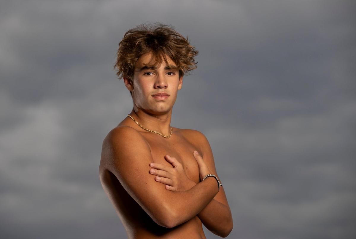 James Boardman, Fort Lauderdale High School, Swimming. All-Broward players photographed at Brian Piccolo Sports Park on Thursday, Dec. 15, 2022, in Cooper City, Fla.
