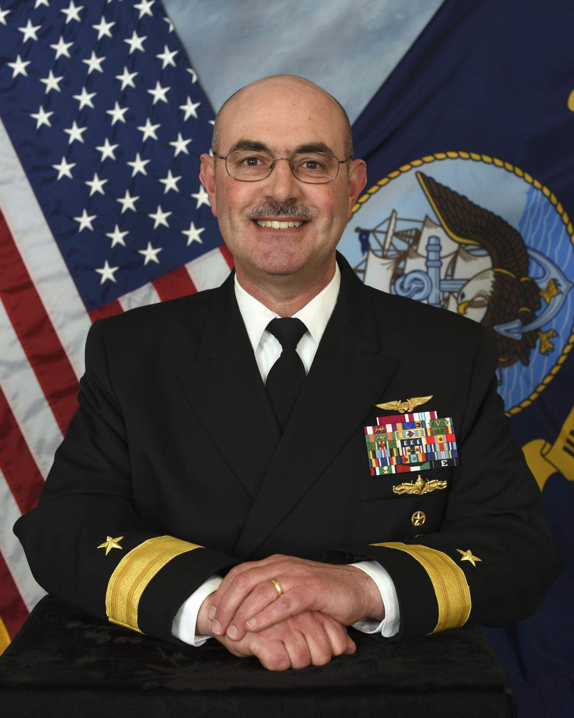 Navy Rear Adm. John Clinton Ring in an official photo taken before he arrived at Guantánamo.