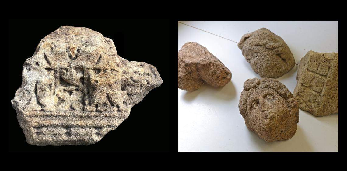 Reliefs with images of gods and legends were carved into all sides of the pillar stones, archaeologists said.