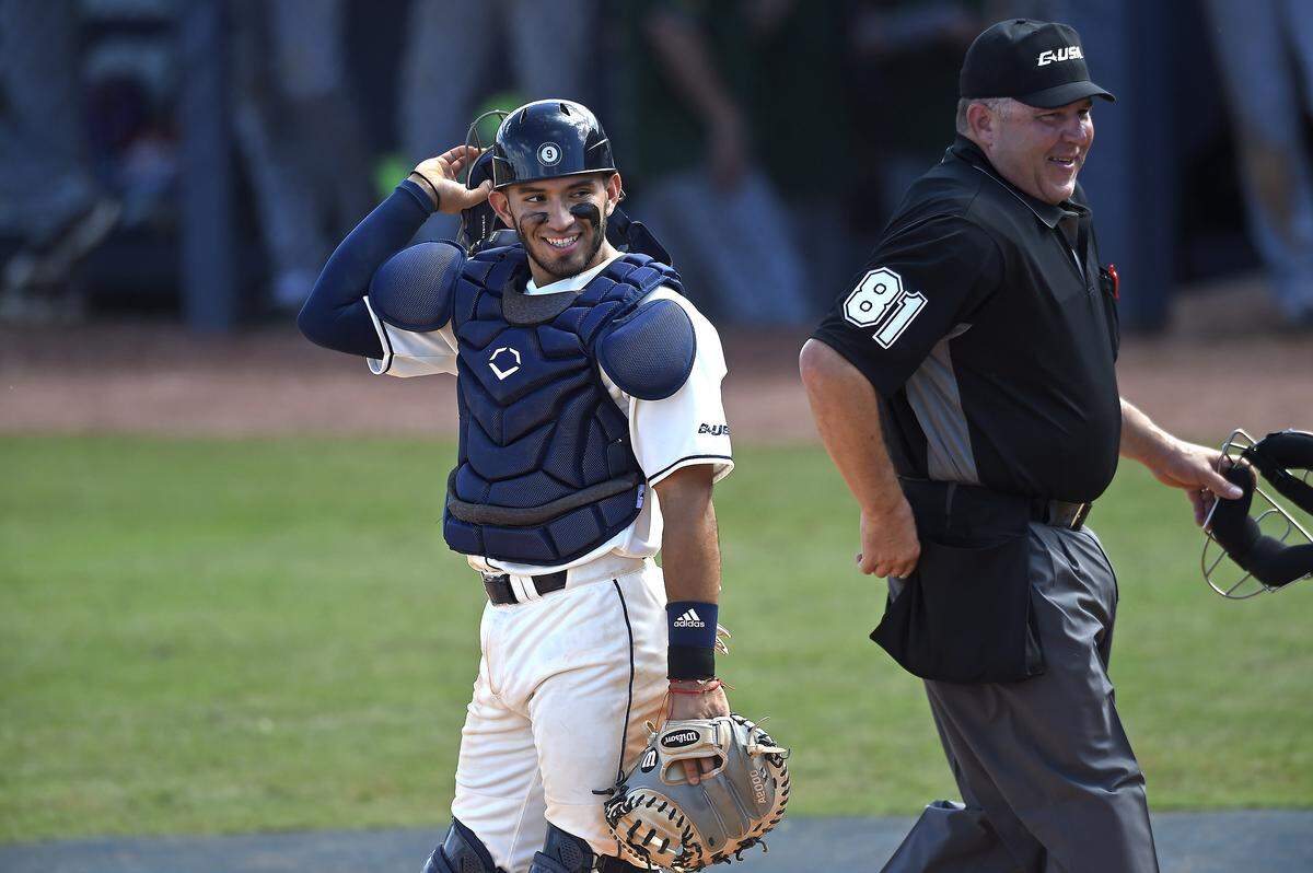 FIU catcher Luis Chavez.