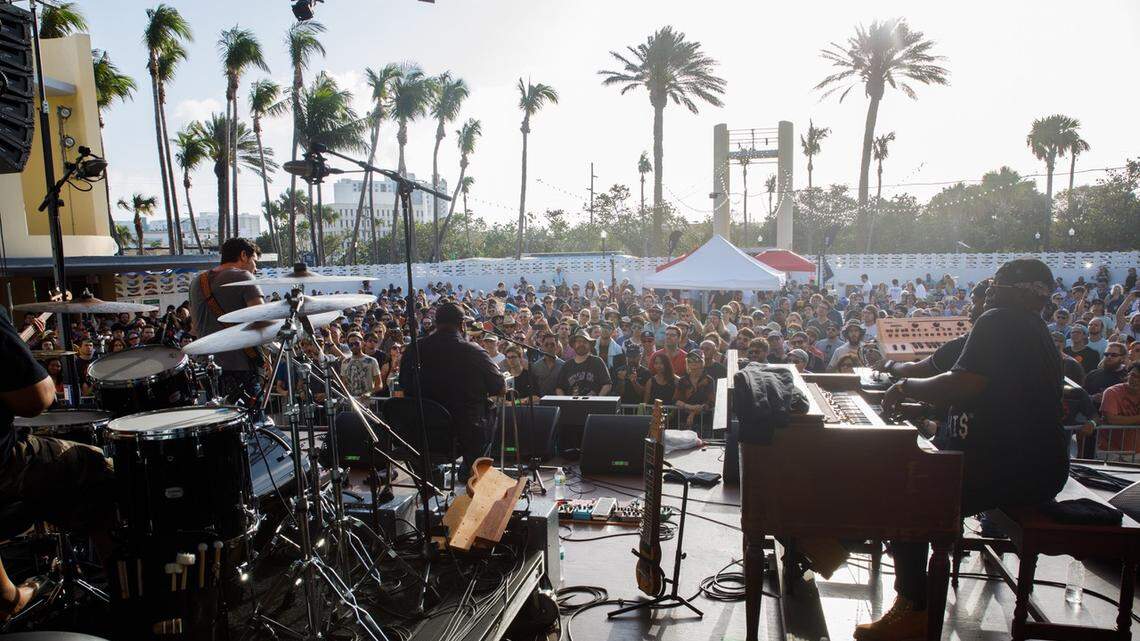 A scene from the 2018 GroundUp Music Festival in Miami Beach.