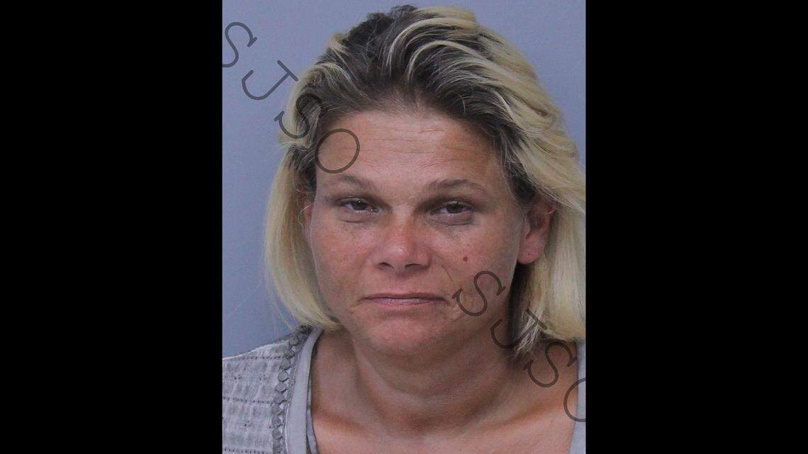 Crystal Methvin was arrested along with Douglas Michael Nickerson, by the St. Augustine Police Department on May 26, 2018, and charged with drug possession — crystal meth.