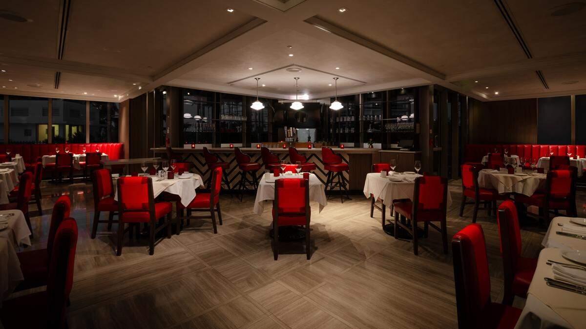 The interior of the new BH Prime at the St. Regis Bal Harbour Resort.
