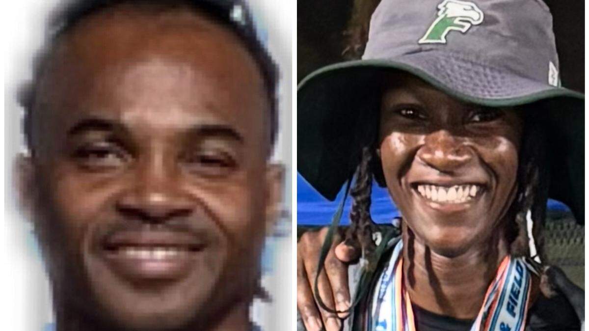 Dillard’s Davidson Gill (left) and Flanagan’s Jaysha Carter (right) are the Miami Herald’s Broward County Track and field Coaches of the Year.