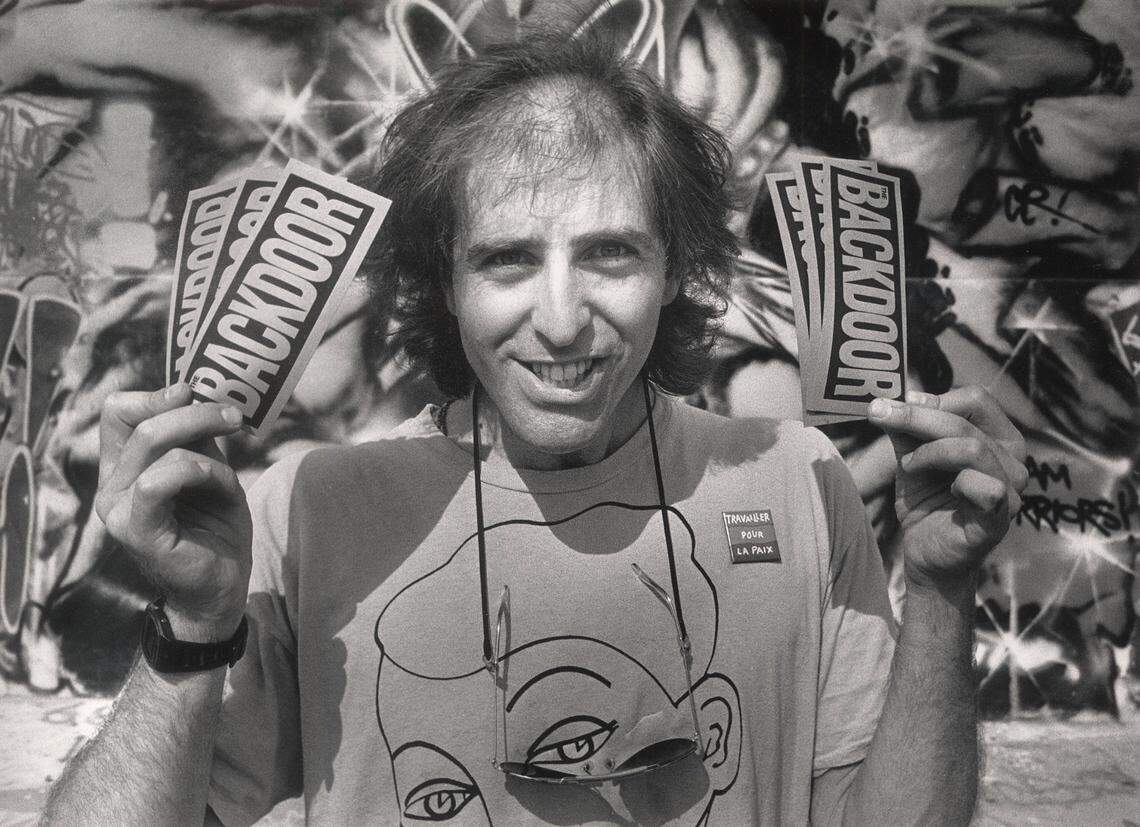 Howard David opening the Backdoor Club at Club Nu in Miami Beach in 1988.