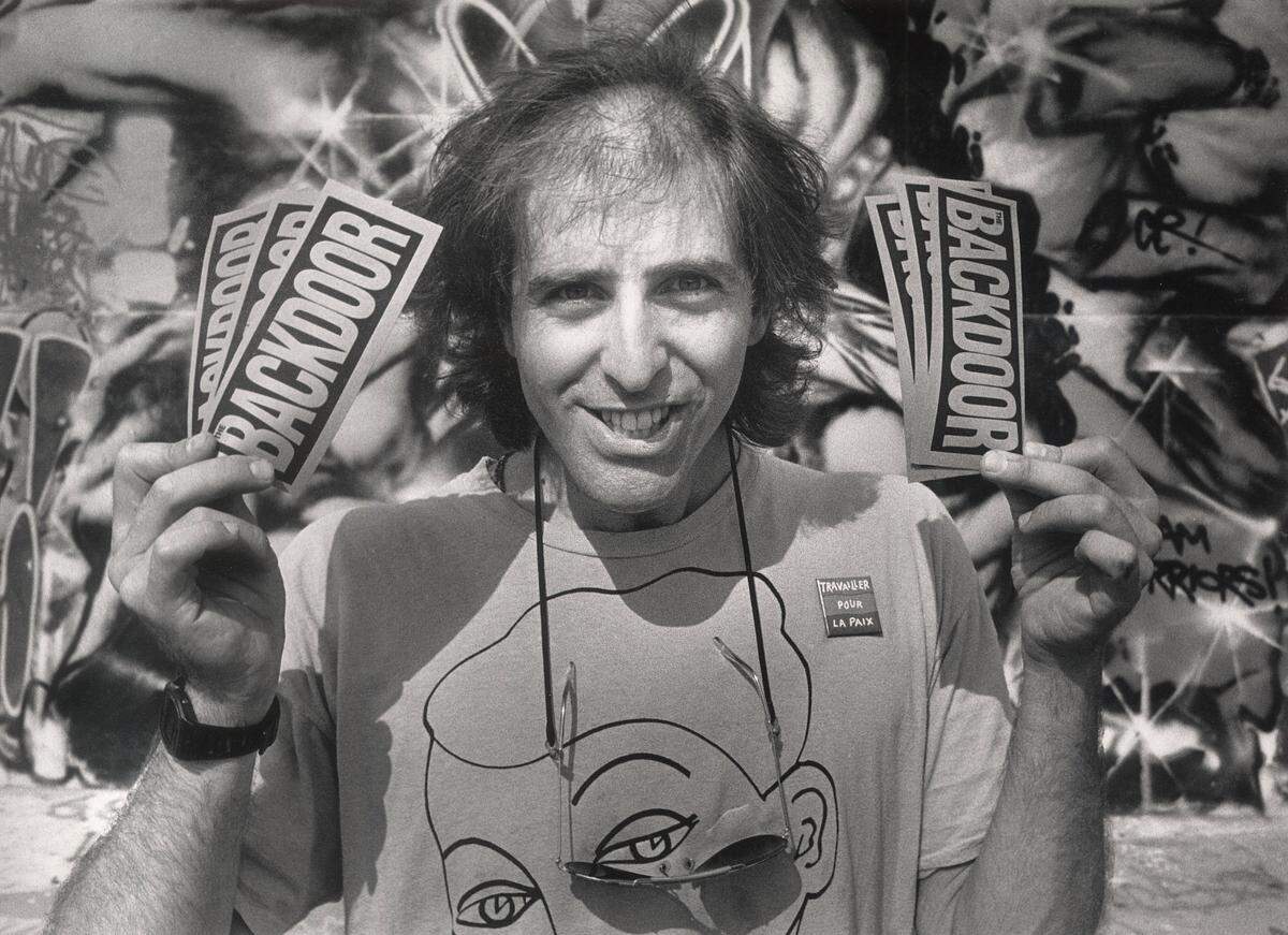 Howard David opening the Backdoor Club at Club Nu in Miami Beach in 1988.