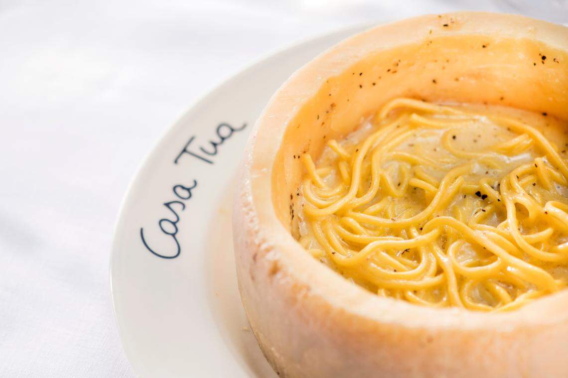 Taglioni Cacio e Pepe.