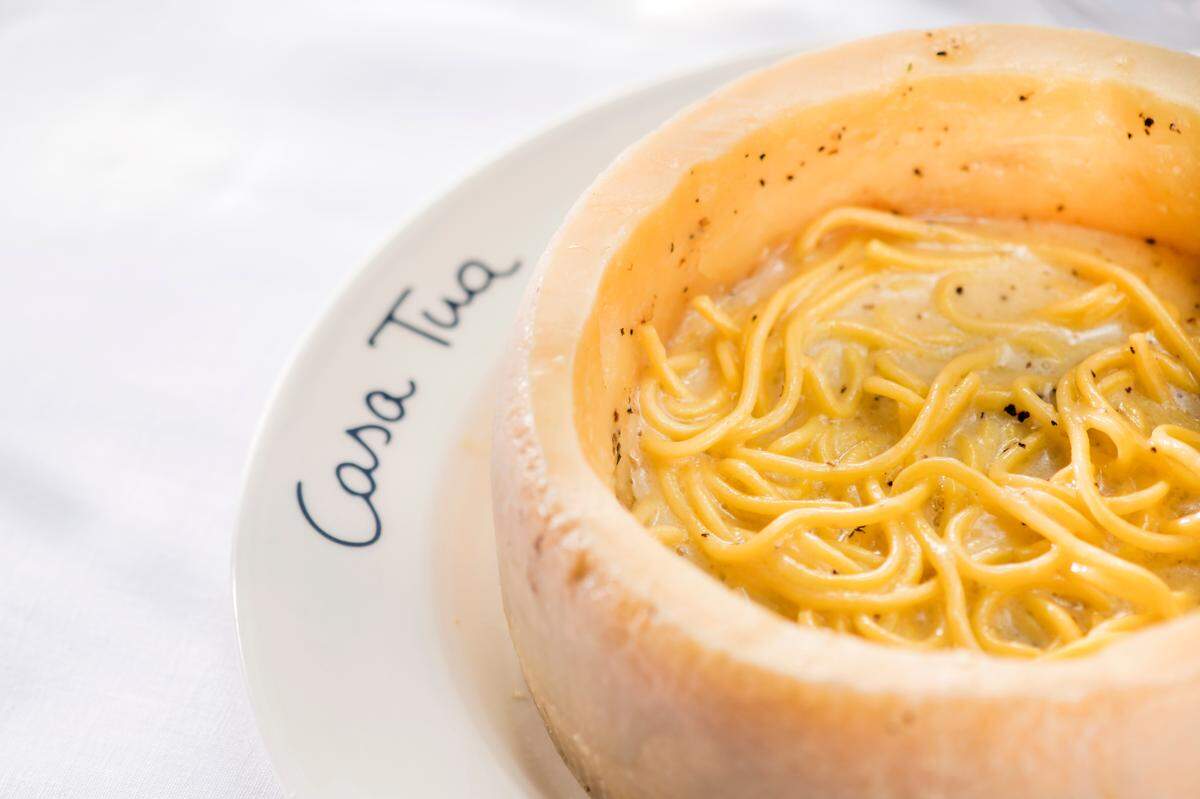 Taglioni Cacio e Pepe.