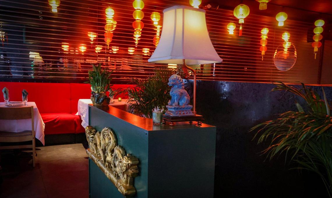 The interior of Double Luck, a new Chinese restaurant in Miami from the creators of Tam Tam.
