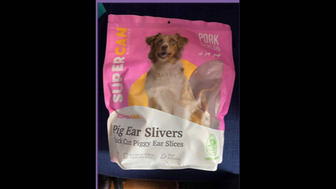 Supercan Pig Ear Slivers Thick Cut Piggy Ear Slices