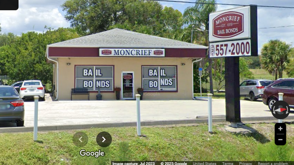 The failed robbery happened at Moncrief Bail Bonds in Cocoa, Florida, officials said.