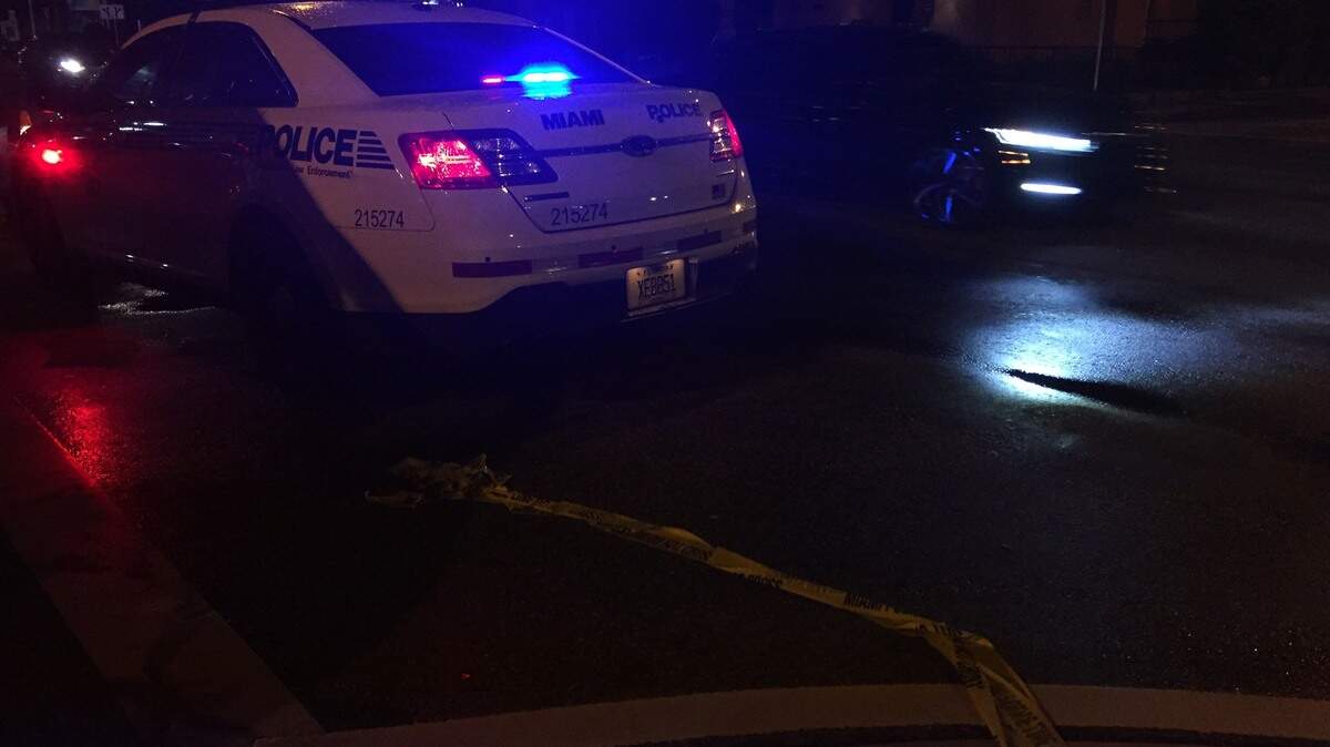Miami police respond to bomb threat at Victoria Nursing Home late Tuesday night, July 3, 2018.