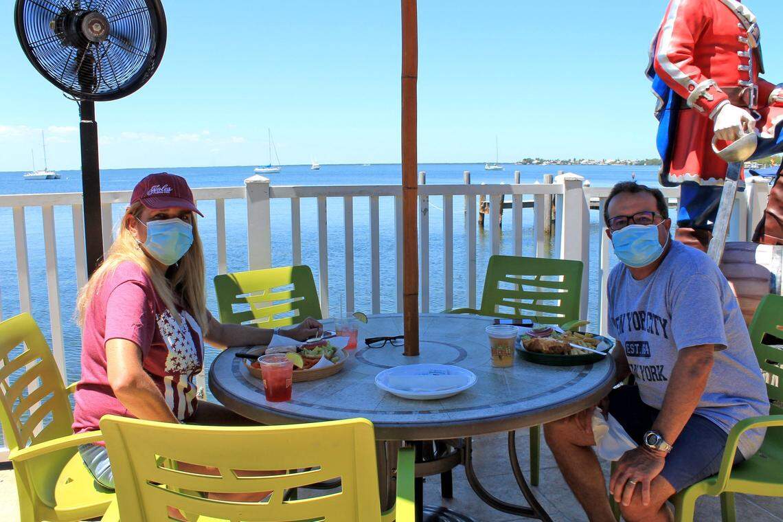 Restaurants are on track to reopen Monday in Miami-Dade County, with new face-covering rules for employees and customers.