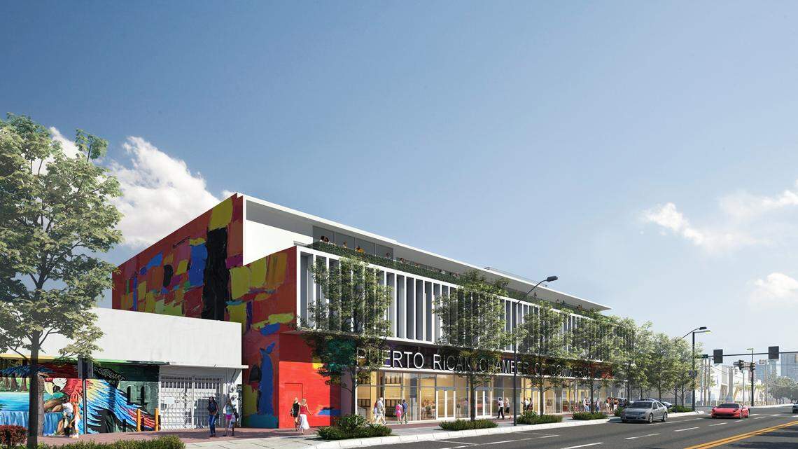 After nine years in the pipeline, plans for a new Puerto Rican Chamber of Commerce in Wynwood are moving forward.