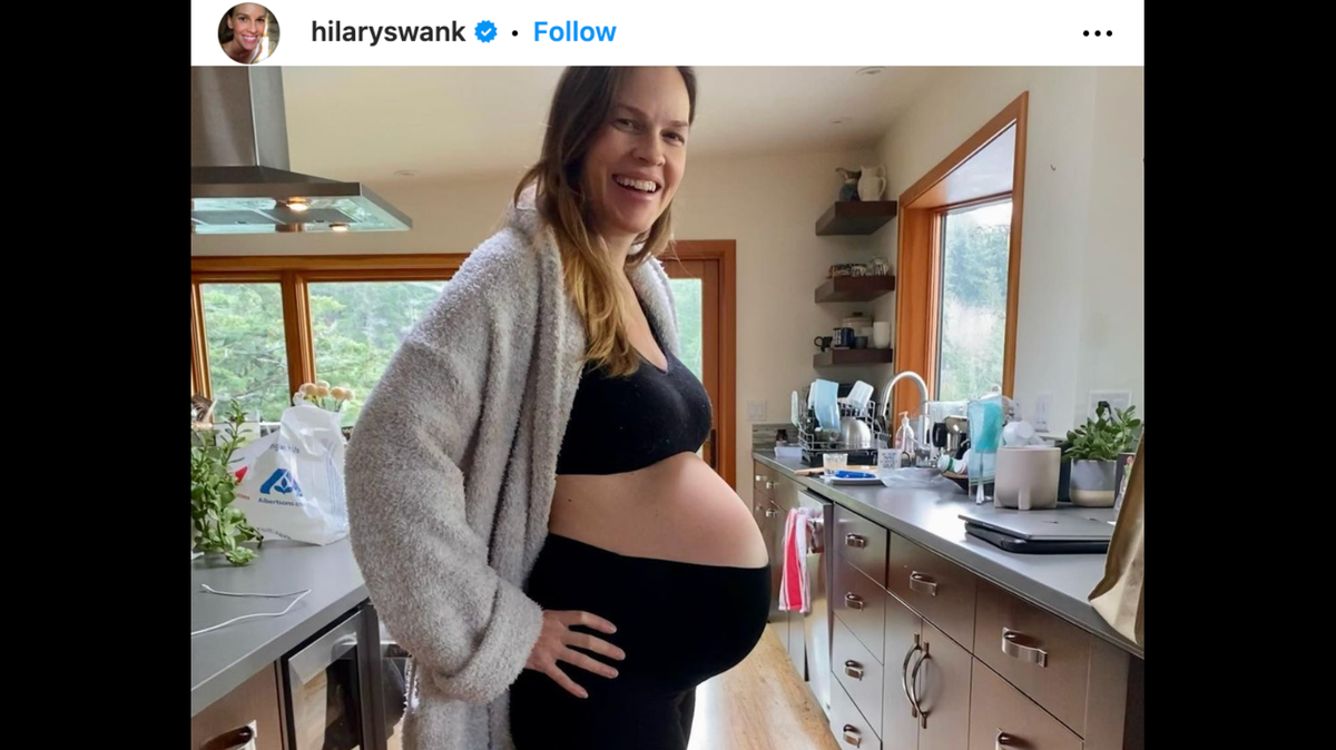 Hilary Swank has a message for moms who “complain” about motherhood.