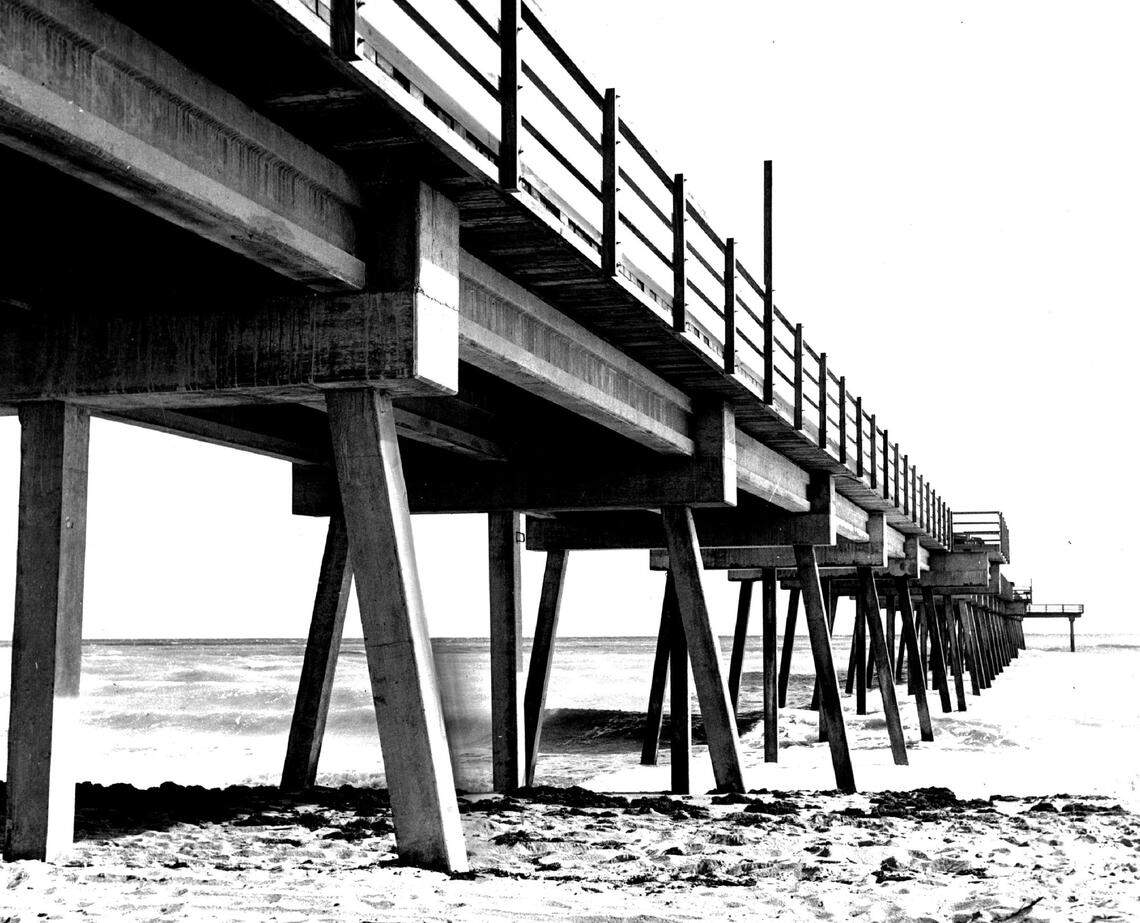 The Dania Pier.