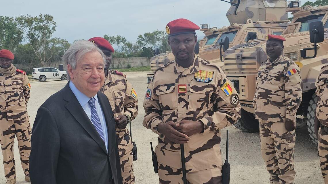 Images of hope and challenge: the United Nations chief’s Haiti visit, in photos