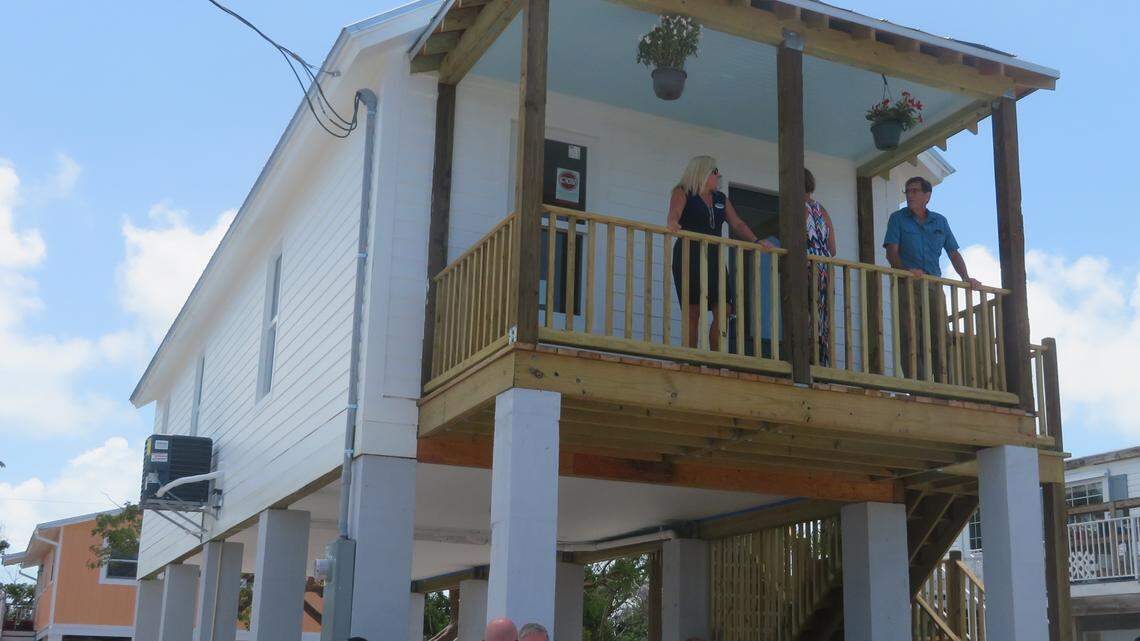 The Florida Community Land Trust unveiled the first of nine planned “Keys Cottages” on Big Pine Key.