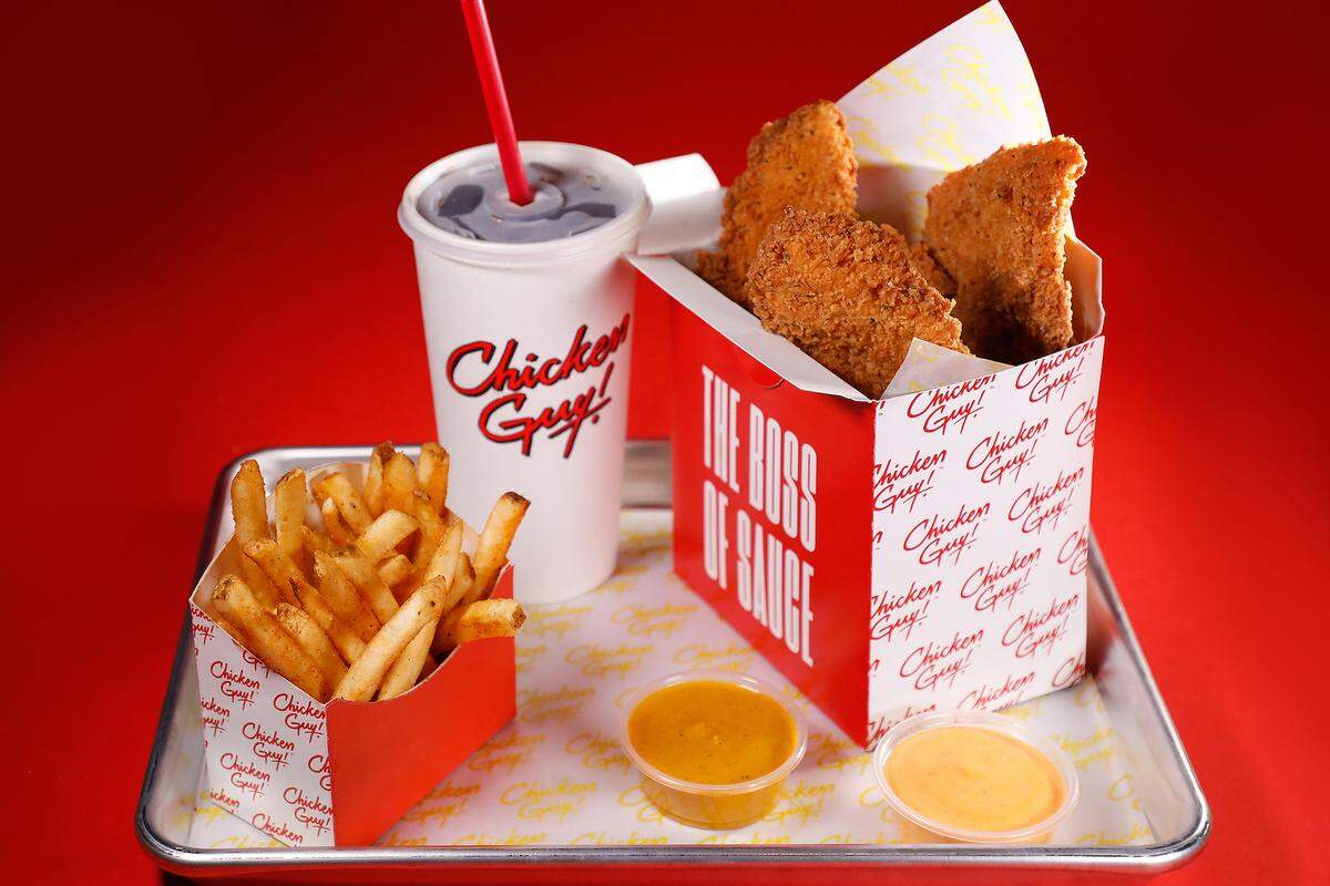 Crispy chicken tenders and 22 dipping sauces are simple premise to Guy Fieri’s Chicken Guy!, opening in the Aventura Mall in Spring 2019.