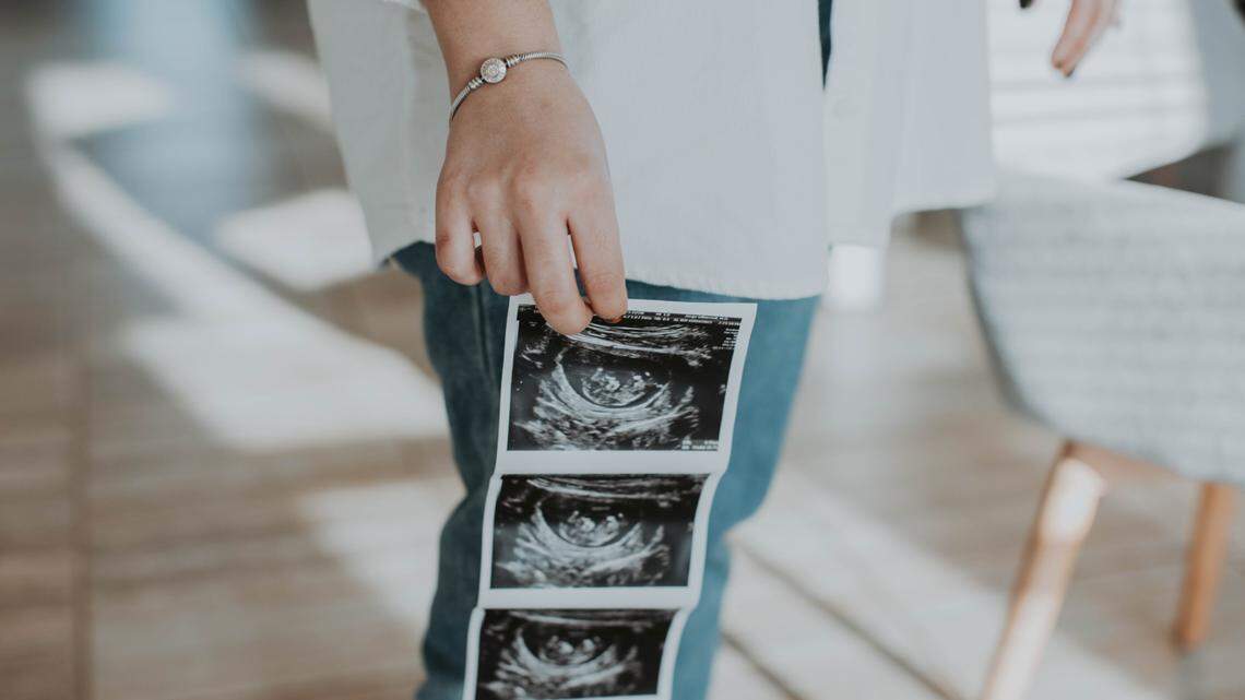 The woman, not pictured above, was 23 weeks pregnant when she learned she was having an ectopic pregnancy, doctors said.