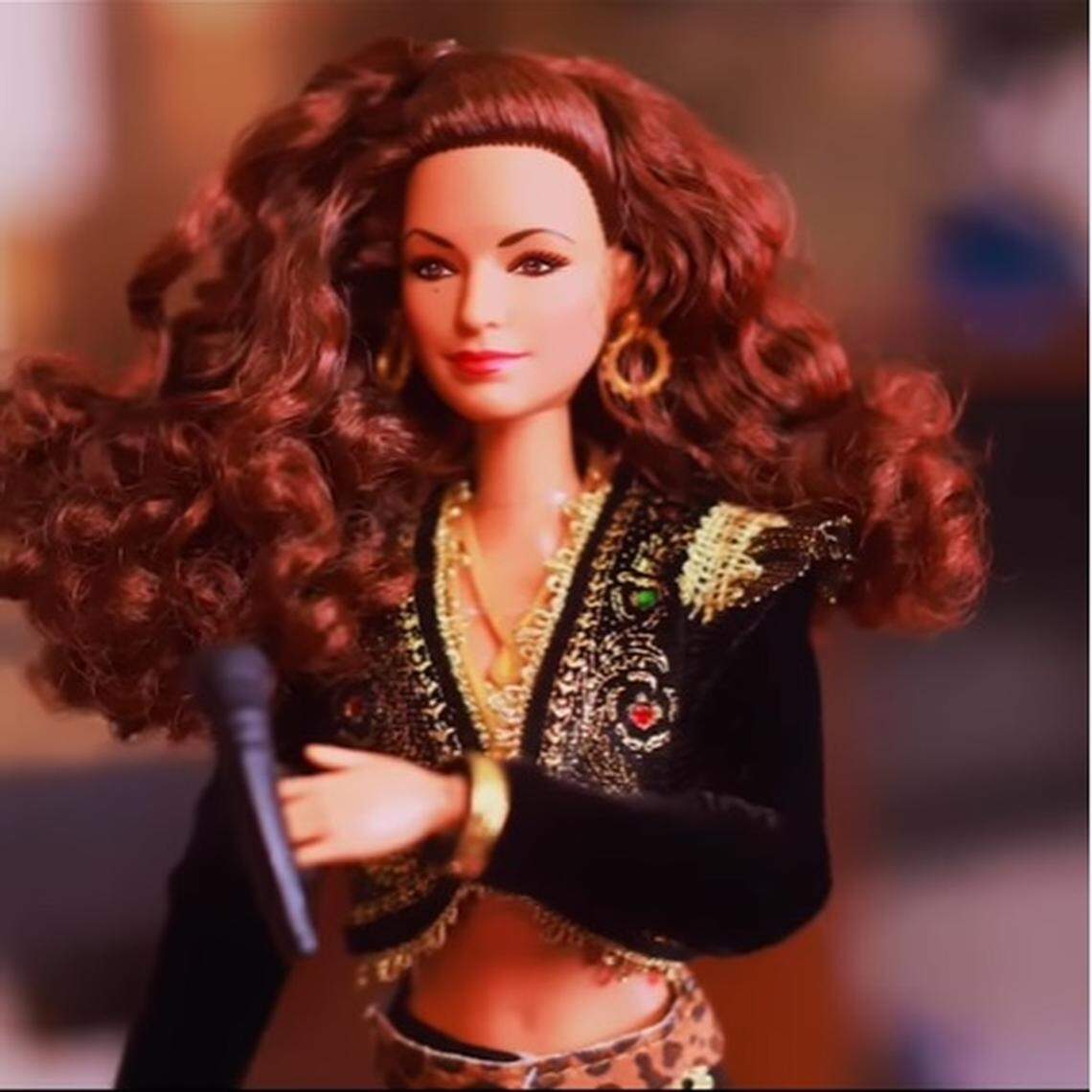 “Since the Barbie would come out for Hispanic Heritage month I chose the one designed by Nile Sample, who was the stylist for ‘Miami Vice’ because we purposely had incorporated my cultural heritage into that look where I’m wearing a bolero jacket and fringe celebrating my Grandfather’s native Spain and other elements inspired by my Cuban background,” Gloria Estefan told the Miami Herald on Sept. 2, 2022.