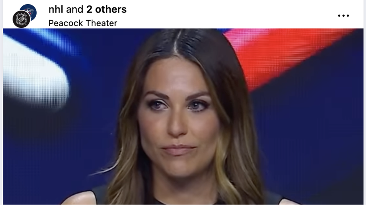 Meredith Gaudreau shares video of her daughter while she was at the NHL draft.