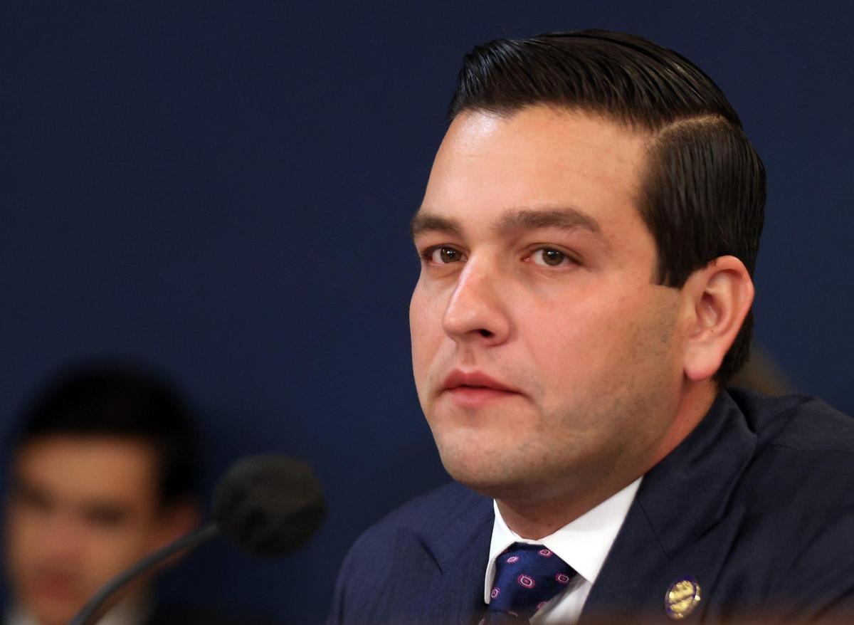 Commissioner Kevin M. Cabrera attends his first meeting as a Miami-Dade County commissioner on Tuesday, Dec. 6, 2022.