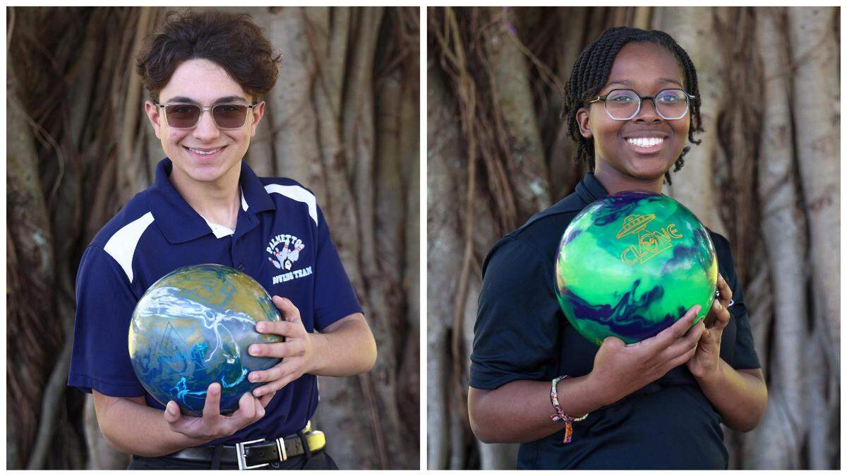 Palmetto’s Evan Viener and Krop’s Thalia Nelson