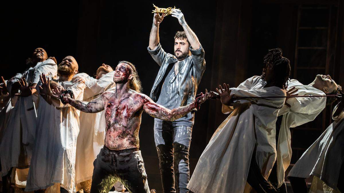 Omar Lopez-Cepero plays Judas to Aaron LaVigne’s Jesus in ‘Jesus Christ Superstar,’ opening at the Arsht Center May 31.