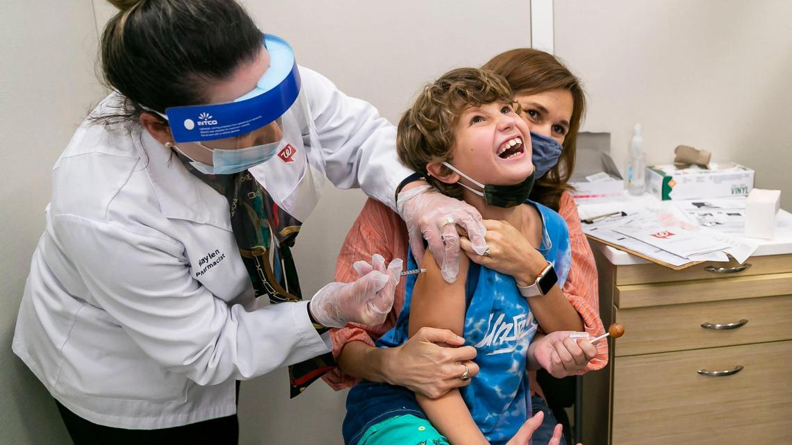 After school closures, disrupted lives, some leap at chance to get kids 5 and up vaccinated