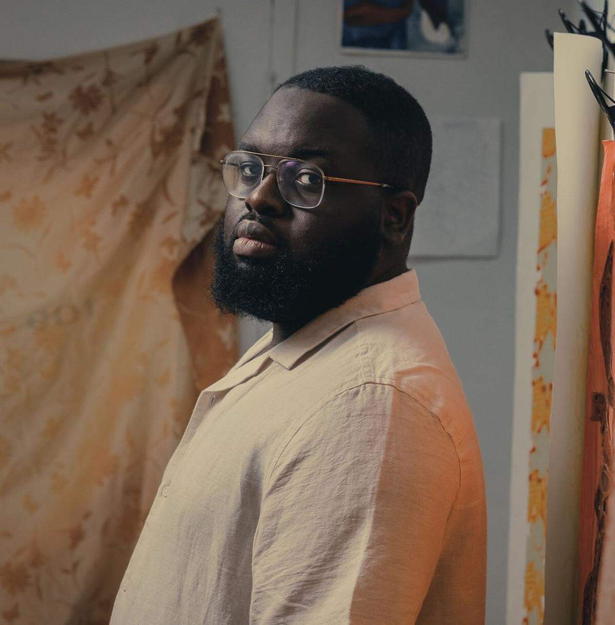 Local artist Mark Fleuridor opened “Sunshine,” an exhibition of his works at the YoungArts gallery in Miami.