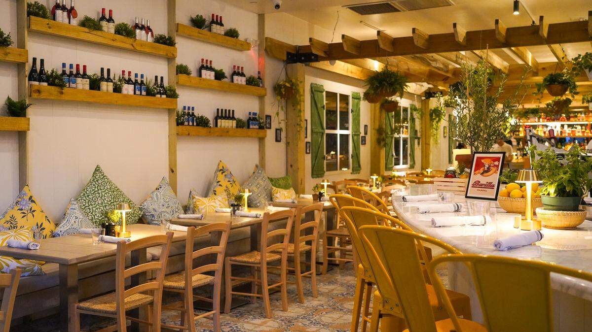 The interior of Gaby by Call Me Gaby, now open in Aventura.
