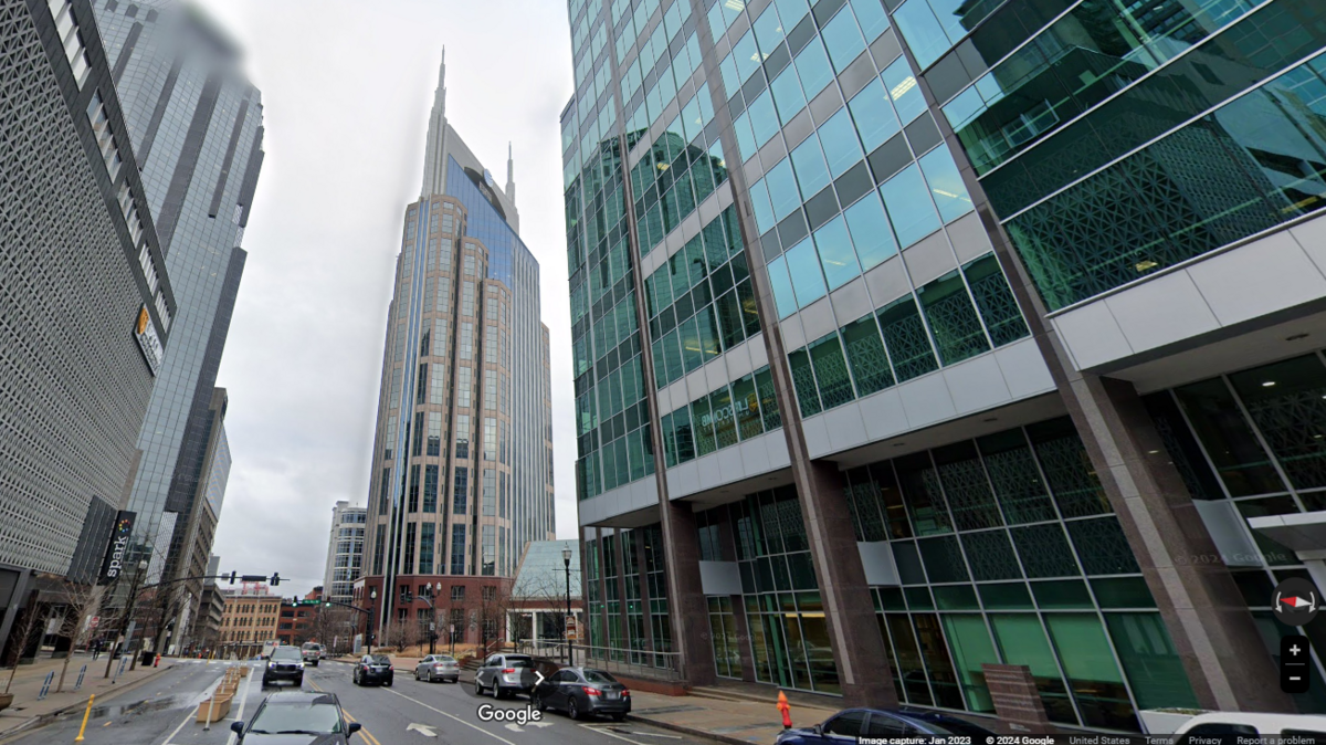 Three out-of-state men were arrested after climbing to the top of the AT&T Building in Nashville, Tennessee, officers said.