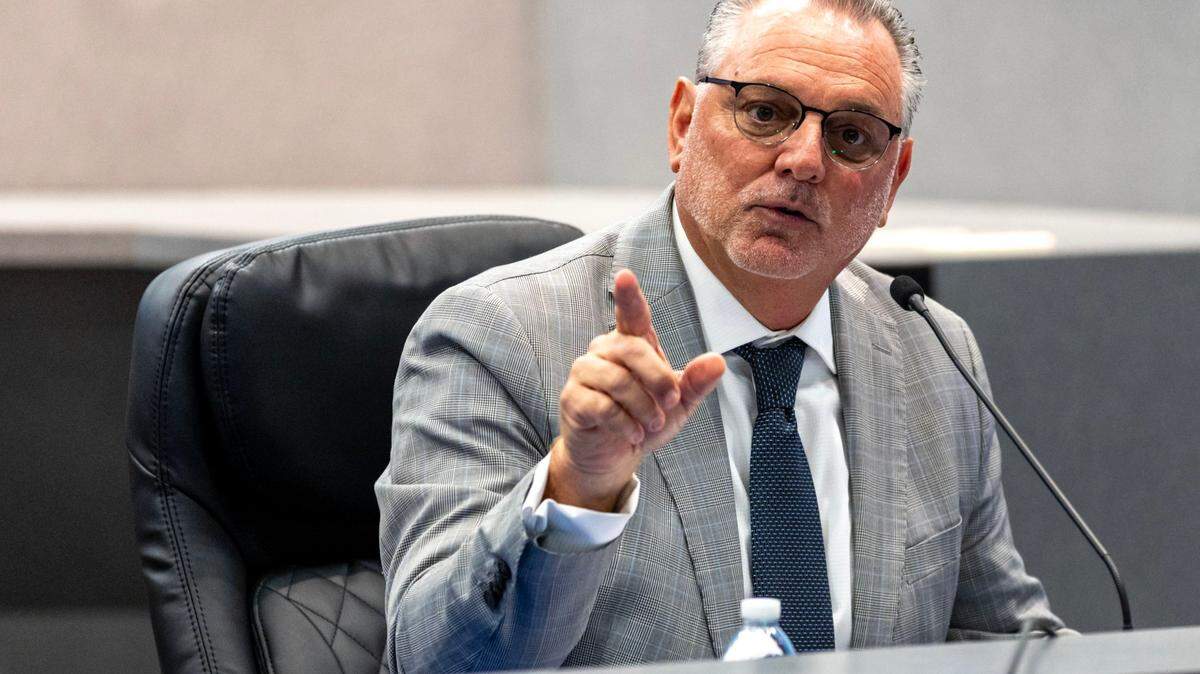 La Junta Escolar de Broward nombró a Peter Licata, superintendente regional de las Escuelas del Condado Palm Beach, su nuevo superintendente, el jueves 15 de junio de 2023.