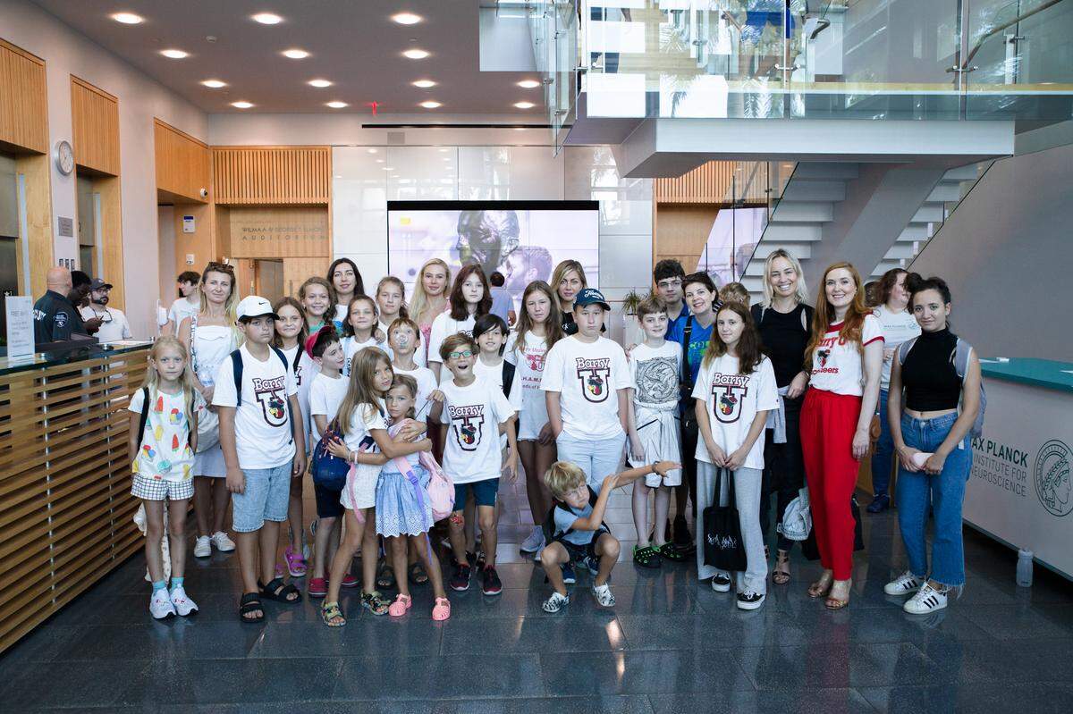 Several children who escaped with their families from the war in Ukraine found compassion and friendship through the Seeds of Hope program this summer at Barry University.