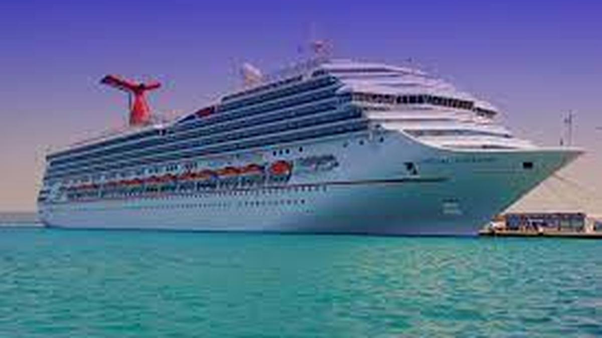 A Carnival cruise ship.