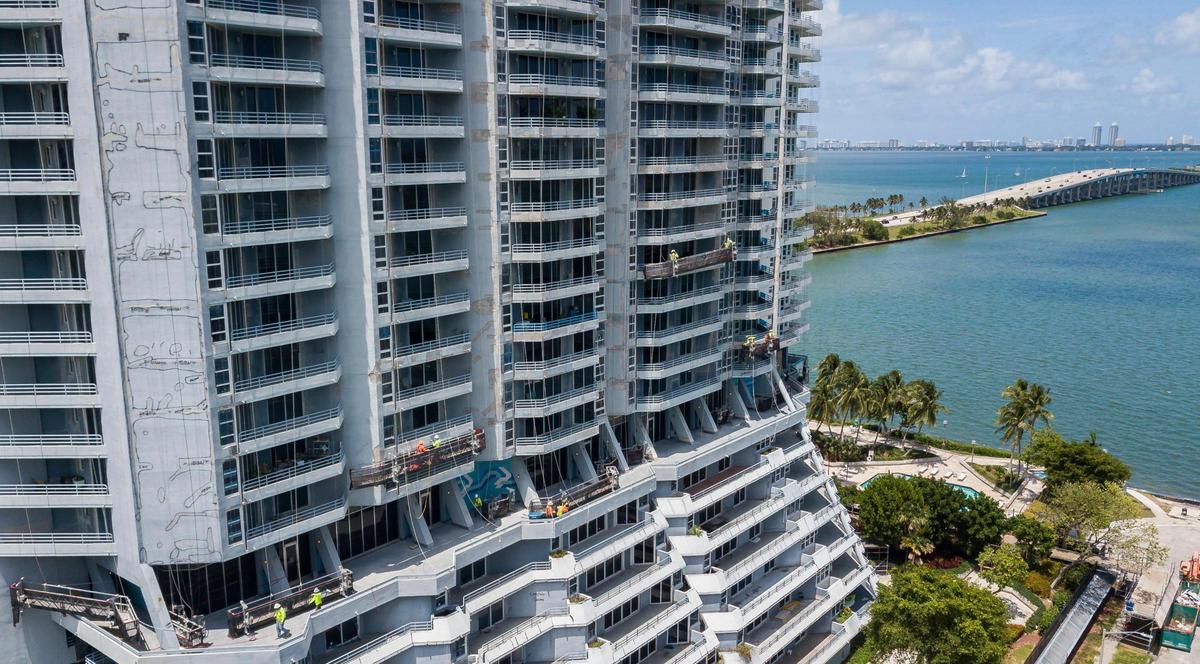 Hamilton on the Bay, currently undergoing remodeling, was built in 1984 by Ted Arison, founder of Carnival Cruise Lines, and was considered luxurious in its day.
