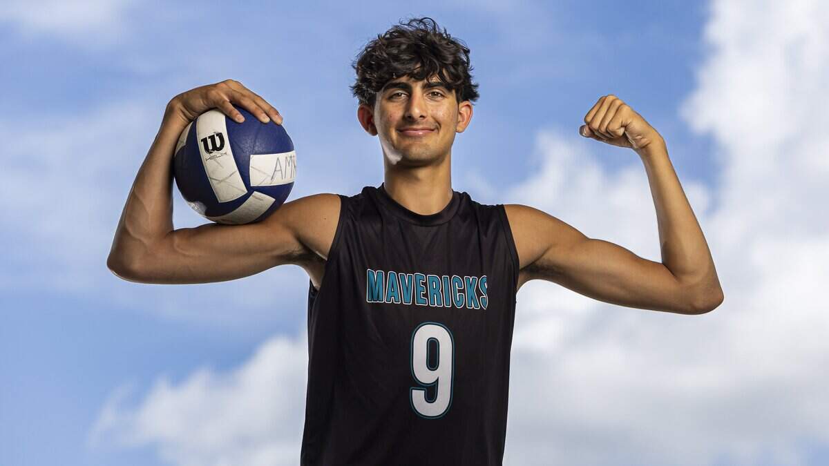 Nicholas Castillo, Volleyball, Archbishop McCarthy High School. All-Broward players photographed at Brian Piccolo Sports Park on Wednesday, May 27, 2026, in Cooper City, Fla.