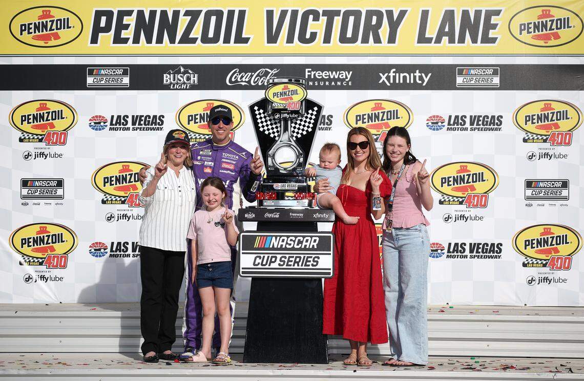Denny Hamlin’s Historic Win Comes Three Months After Father Died in Tragic House Fire