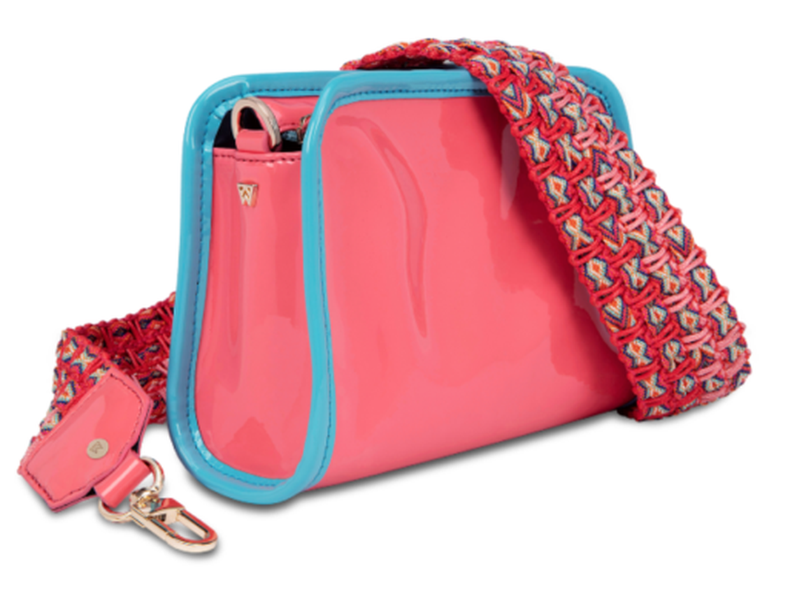 Kelly Wynne Mama & Me MINI handbag in coral
