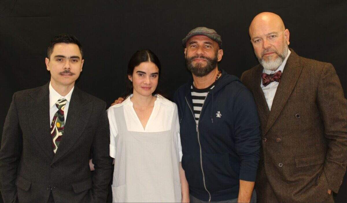 From left, Daniel Romero, Claudia Tomás, playwright Nilo Cruz and Carlos Acosta Milián.