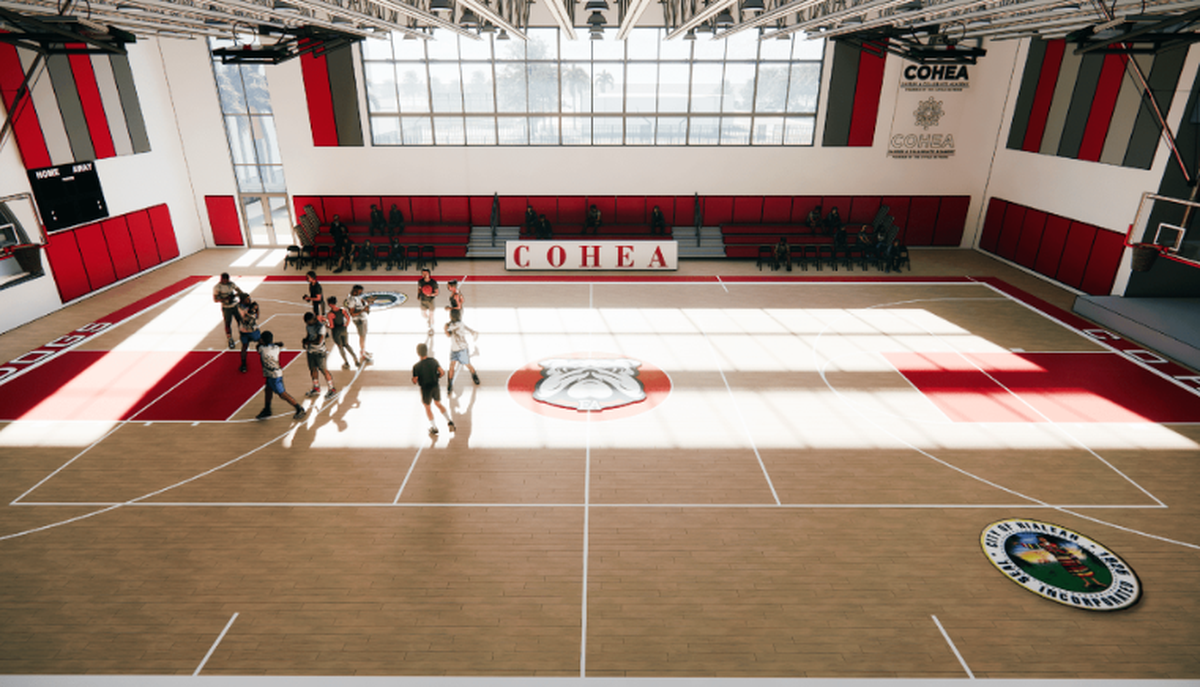 A charter school in Hialeah wants approval to expand into two of the three multi-use fields at Slade Park. One of the key changes proposed is the construction of a Gymnasium Wellness Center.