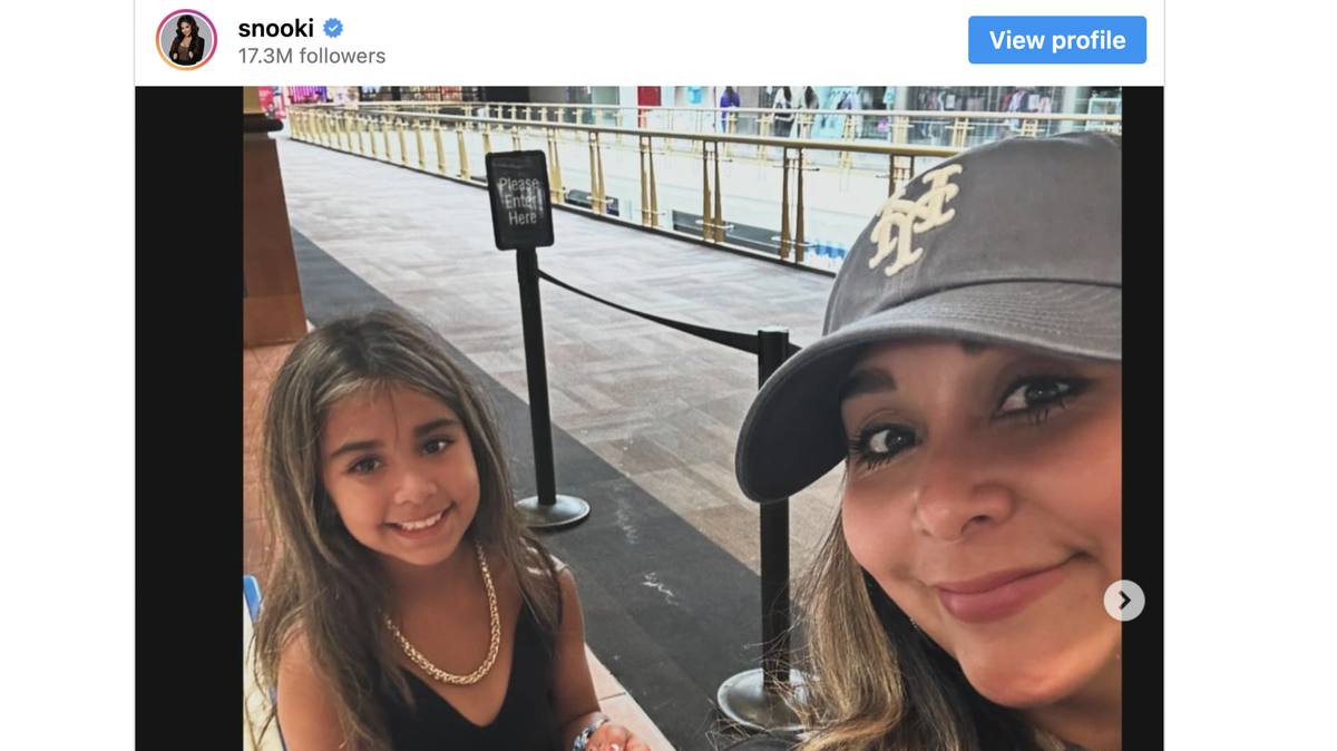 Snooki shares video with fans, praising her 10-year-old daughter.