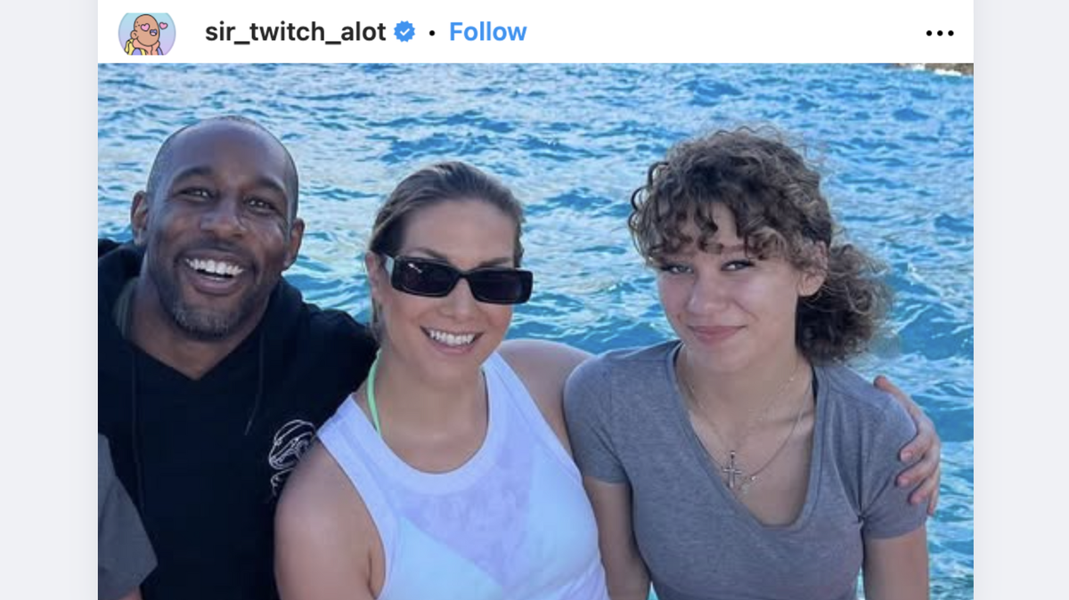 Stephen “tWitch” Boss with Allison Holker and daughter Weslie