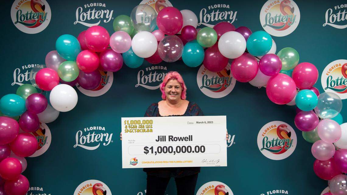 Jill Rowell of Grand Ridge said she scored a $1 million lottery prize after someone suggested she take a closer look at her ticket.