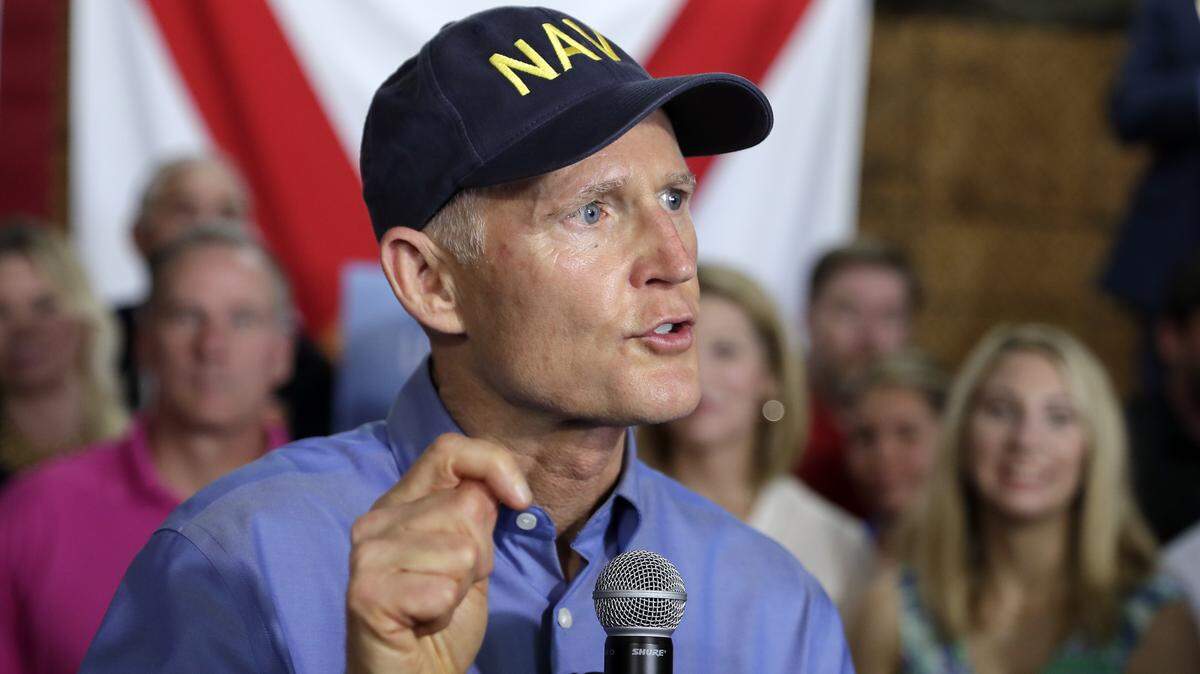 Florida Gov. Rick Scott in Orlando in April 2018.
