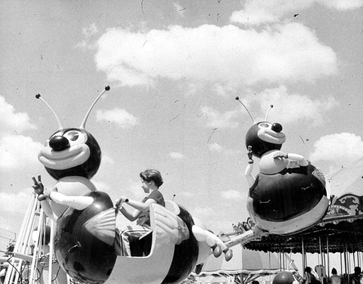 Youth Fair rides. in 1977.