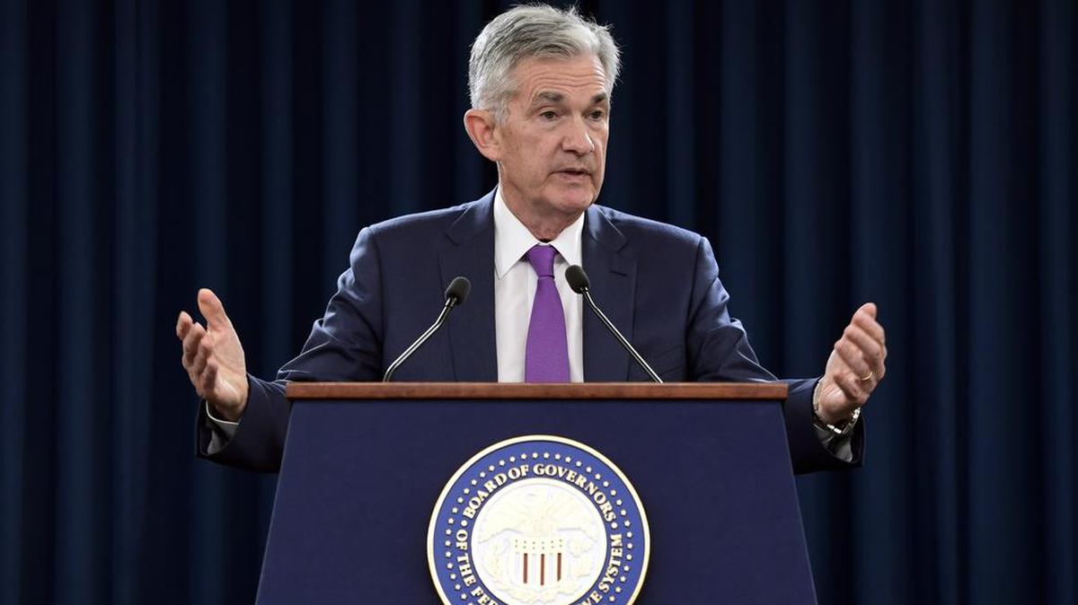 Federal Reserve Chairman Jerome Powell speaks during a news conference in Washington on Sept. 26. On Wednesday, Oct. 17, the Federal Reserve releases minutes from its September meeting when it lifted rates for the third time this year.